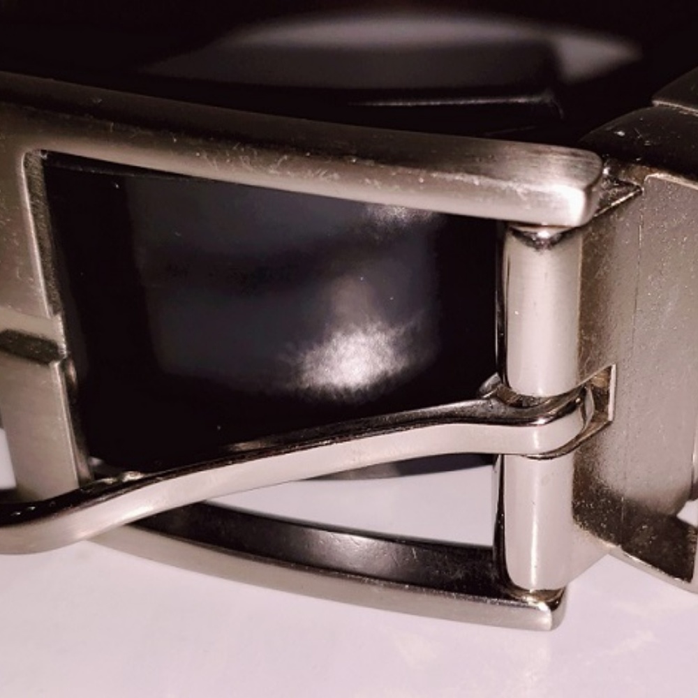 DKNY Men's 2 tone Dress Leather Belt XL